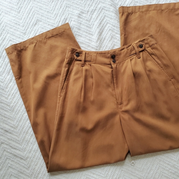 Madewell The Harlow Wide Leg Pants Acorn Brown NWT - Picture 2 of 13